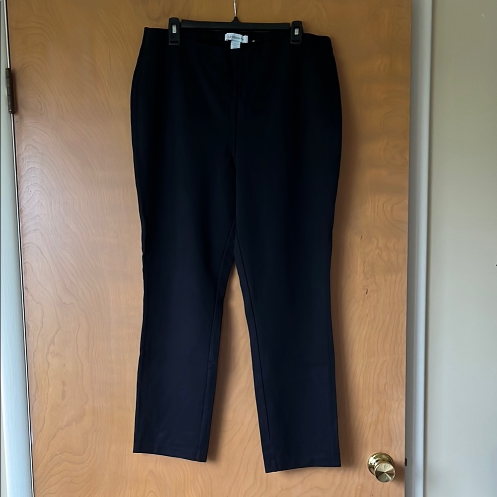 Liz Claiborne Black Dress Pants Straight-Leg